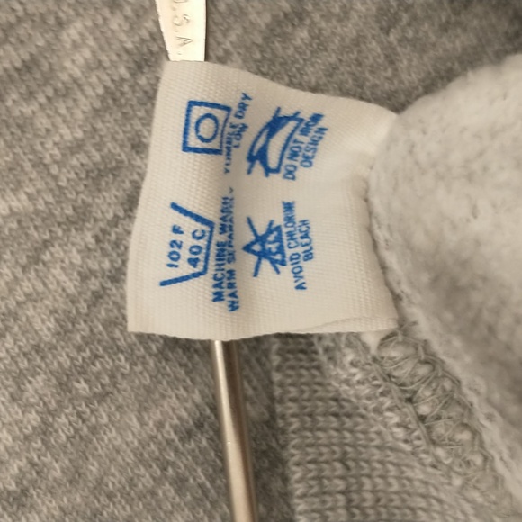 Vintage Champion Sweatshirt Hopkins on Heather Gray 41 chest USA made Large 80s - Picture 3 of 5